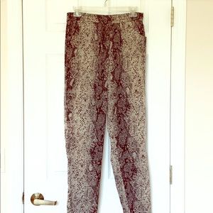 🎉LAST CHANCE ITEM!  W.G.B by Walter Baker Snakeskin Pant